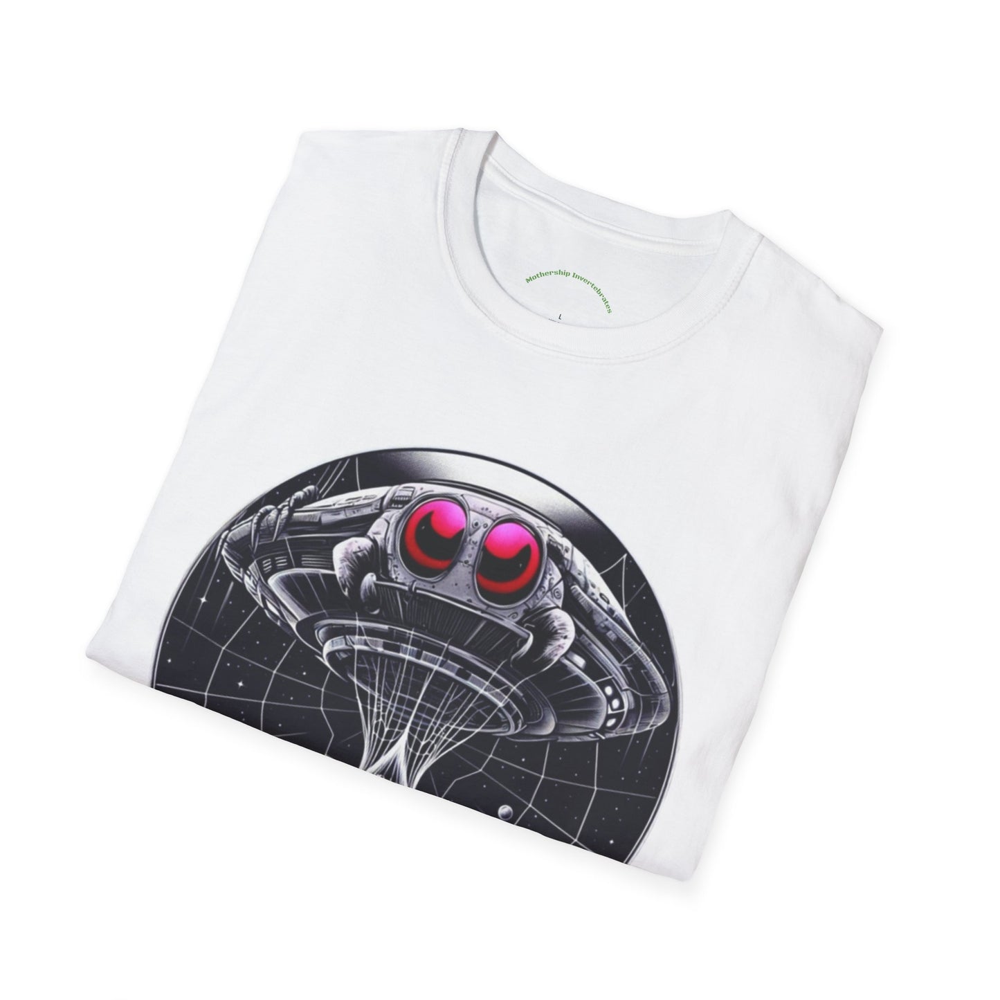 Cosmic Vibes Unisex Softstyle T-Shirt with Alien Design