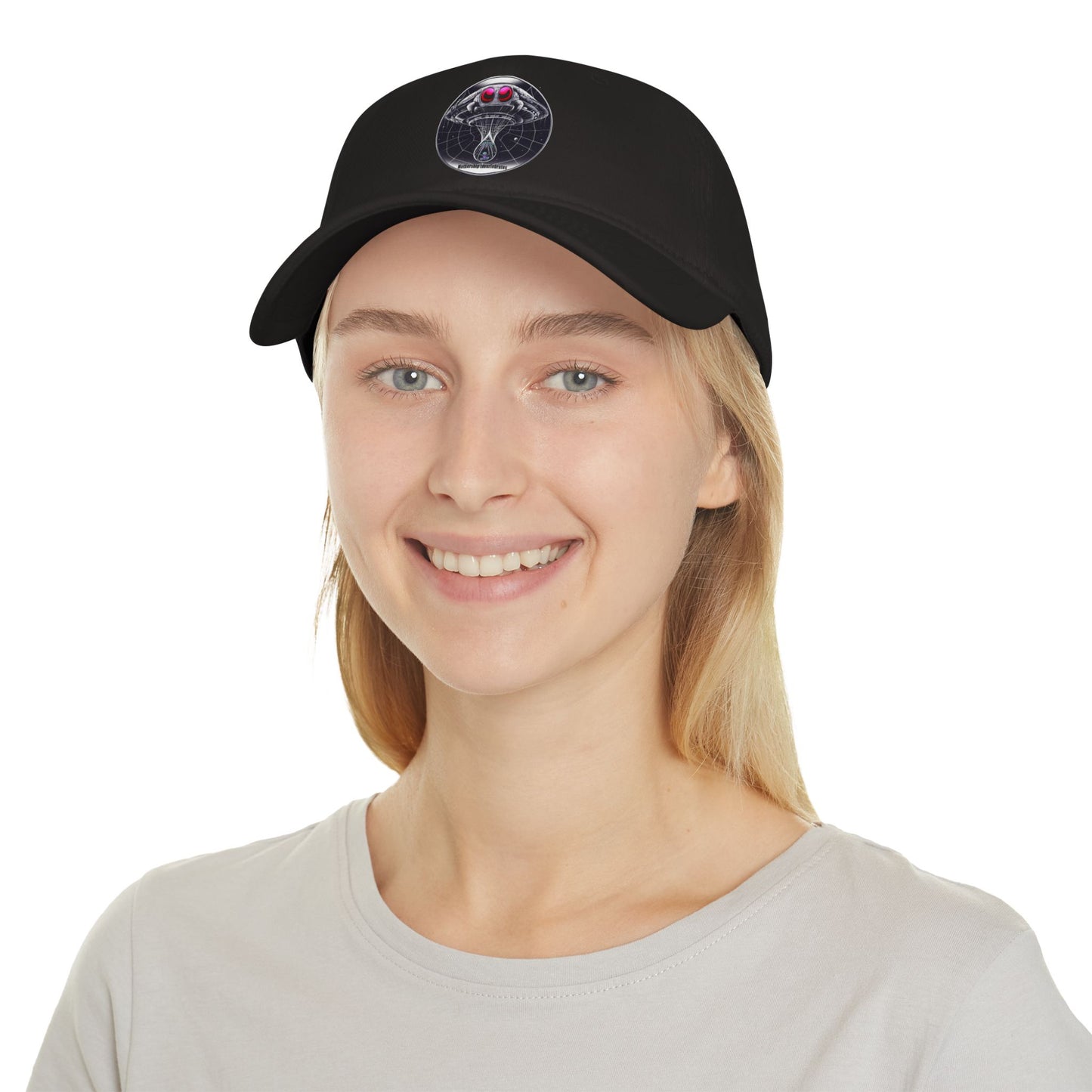 Cosmic Adventure Low Profile Baseball Cap with Graphic Design