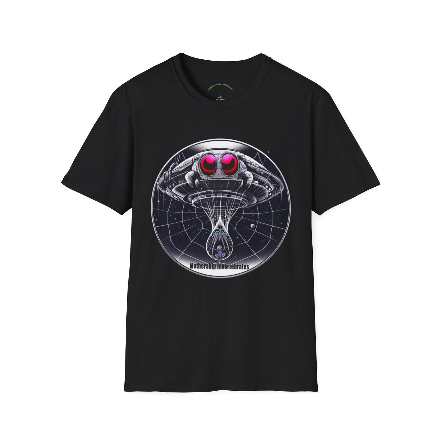 Cosmic Vibes Unisex Softstyle T-Shirt with Alien Design