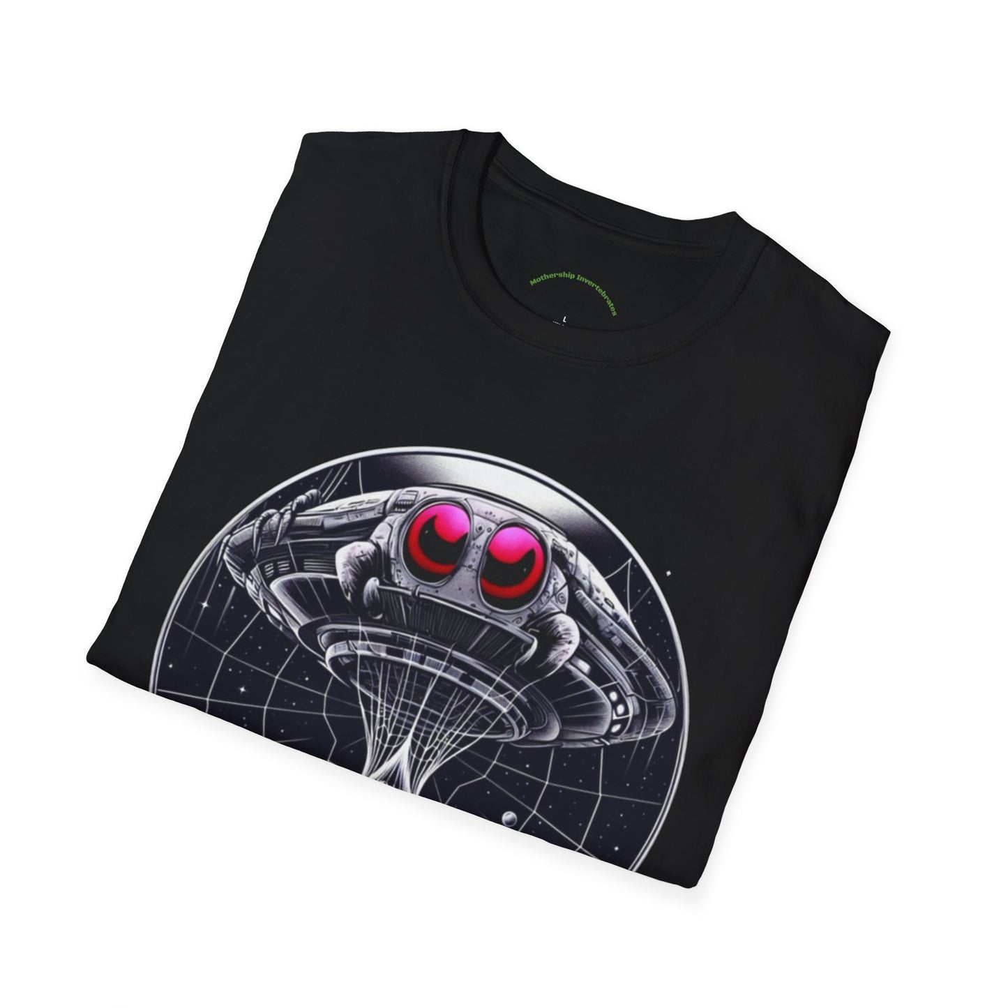 Cosmic Vibes Unisex Softstyle T-Shirt with Alien Design