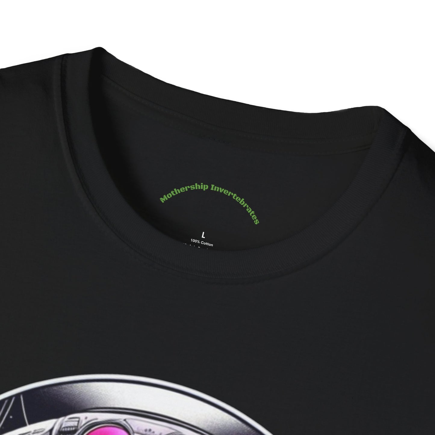 Cosmic Vibes Unisex Softstyle T-Shirt with Alien Design