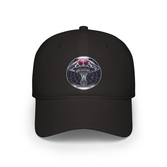 Cosmic Adventure Low Profile Baseball Cap with Graphic Design