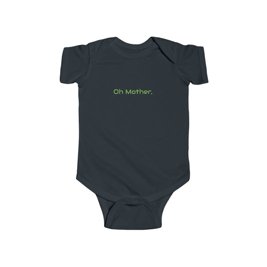 Oh Mother Infant Bodysuit | Cute Baby Gift | Soft Jersey Onesie