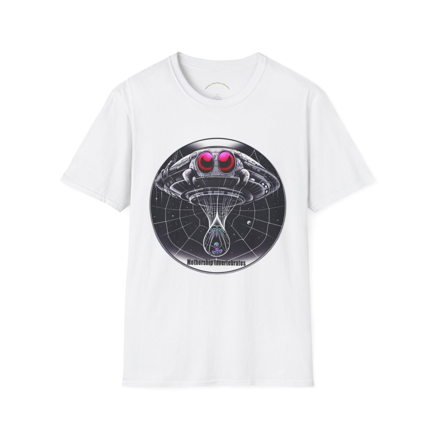 Cosmic Vibes Unisex Softstyle T-Shirt with Alien Design